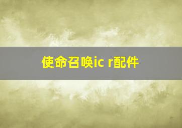 使命召唤ic r配件